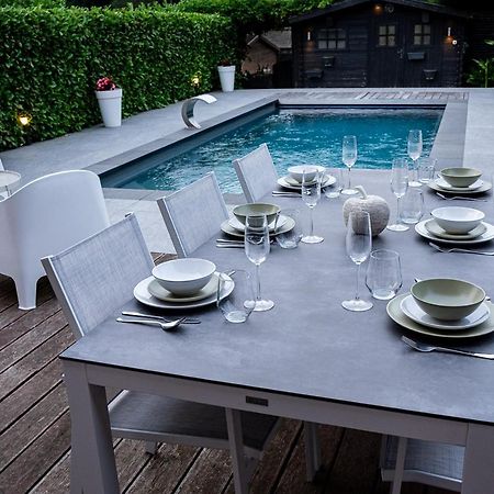 Chez Sabine Et Eric Maison Pour 6 Personnes Avec Piscine Chauffee Andenne エクステリア 写真